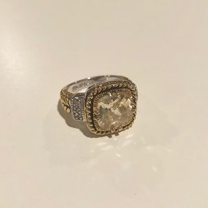 Lia Sophia Yellow Citron Ring